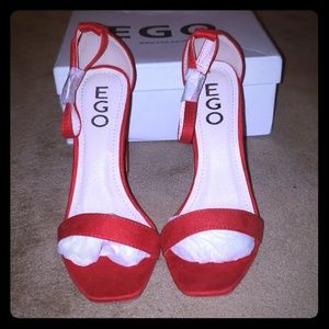 Brand new lip stick red heels...